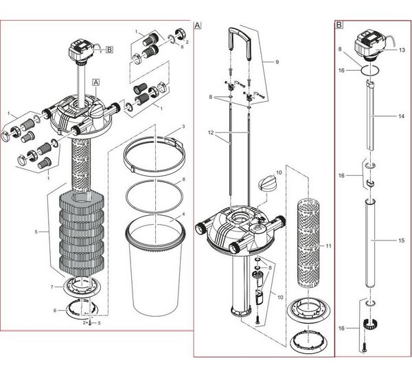 OASE Ersatz Gitterrohr FiltoClear 20000/30000 21655