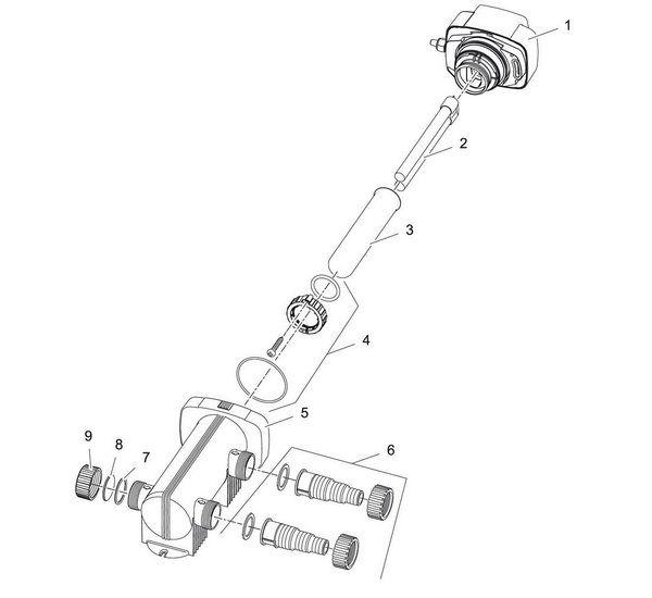 OASE Ersatz Quarzglasrohr Vitronic 36 / 55