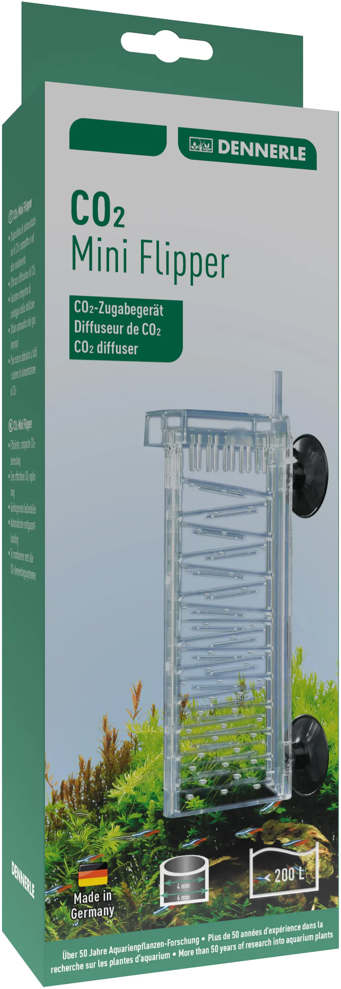 Dennerle CO2 Mini-Flipper für Aquarien bis 160 Liter