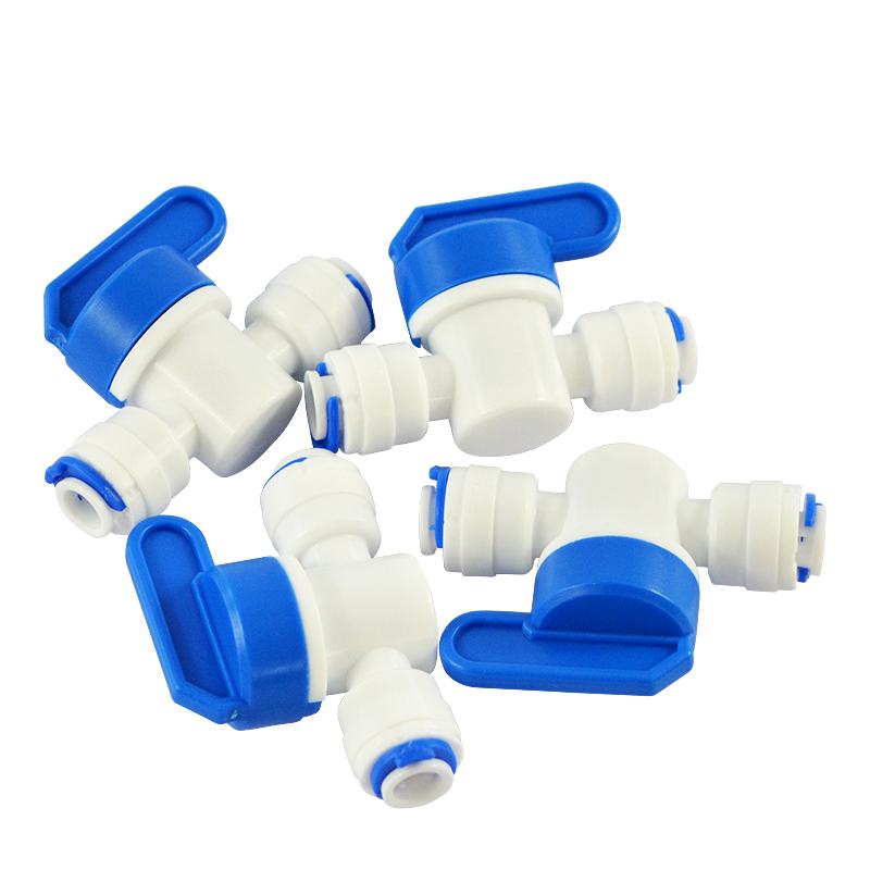 Absperrhahn mit Steckverbindung 1/4 Zoll