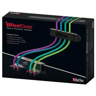 Red Sea ReefDose Schläuche 4 x 3 m Blau-Grün