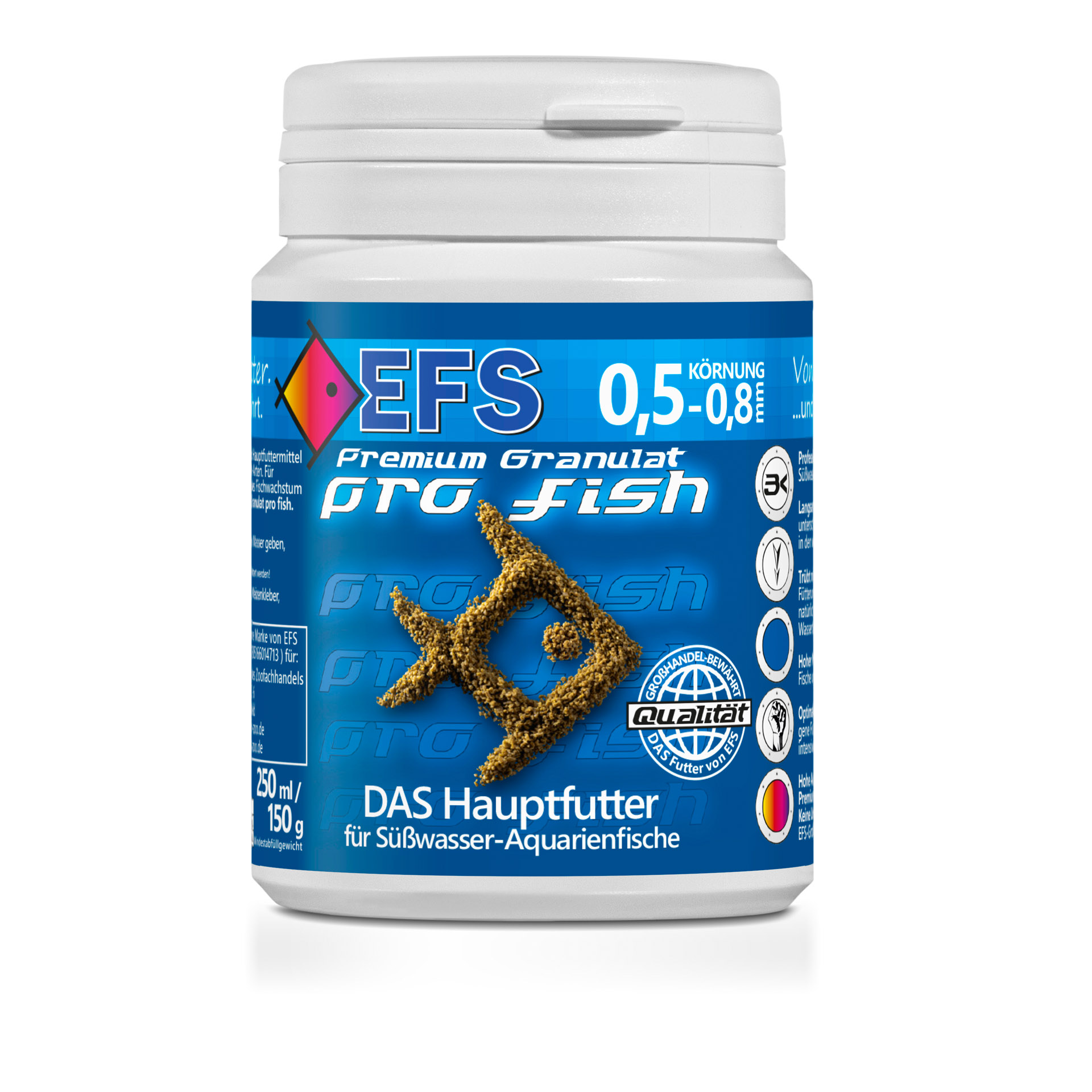 EFS 'Das Grobe' Premium Granulat pro Fisch 0.5 - 0.8mm 250ml